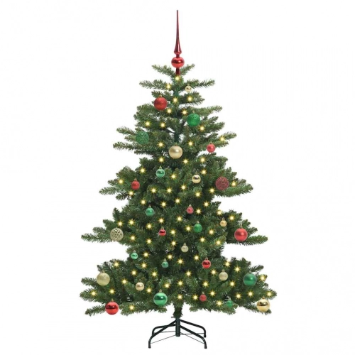 Mākslīgā Saliekamā Ziemassvētku Egle With Leds 150Cm Pvc Vidaxl