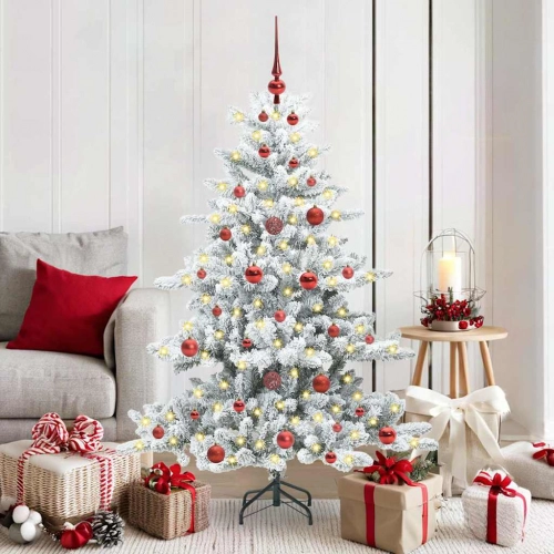 Mākslīgā Saliekamā Ziemassvētku Egle With Leds 150Cm Pvc Vidaxl