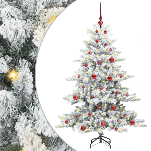 Mākslīgā Saliekamā Ziemassvētku Egle With Leds 150Cm Pvc Vidaxl