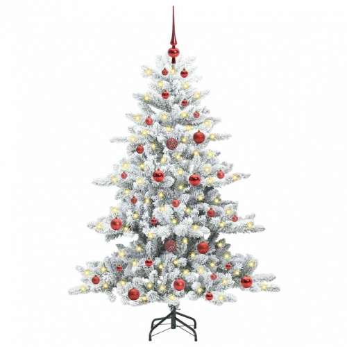 Mākslīgā Saliekamā Ziemassvētku Egle With Leds 150Cm Pvc Vidaxl