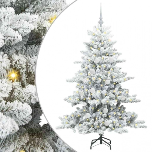 Mākslīgā Saliekamā Ziemassvētku Egle With Leds 150Cm Pvc Vidaxl