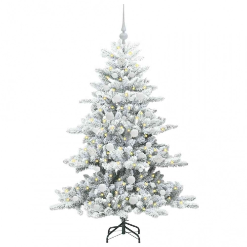 Mākslīgā Saliekamā Ziemassvētku Egle With Leds 150Cm Pvc Vidaxl
