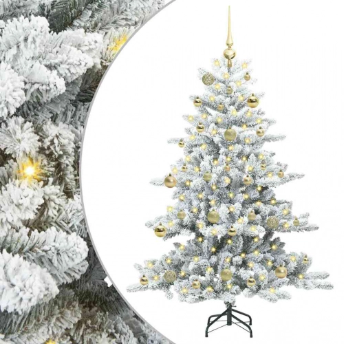 Mākslīgā Saliekamā Ziemassvētku Egle With Leds 150Cm Pvc Vidaxl