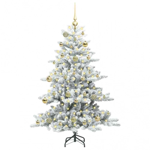 Mākslīgā Saliekamā Ziemassvētku Egle With Leds 150Cm Pvc Vidaxl