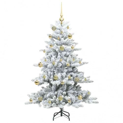 Mākslīgā Saliekamā Ziemassvētku Egle With Leds 150Cm Pvc Vidaxl