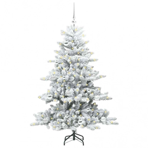 Mākslīgā Saliekamā Ziemassvētku Egle With Leds 150Cm Pvc Vidaxl