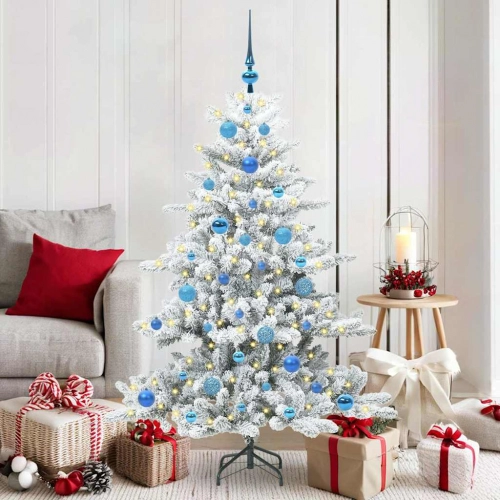 Mākslīgā Saliekamā Ziemassvētku Egle With Leds 150Cm Pvc Vidaxl