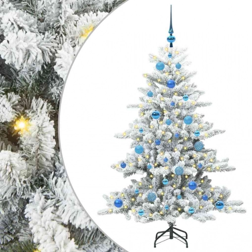 Mākslīgā Saliekamā Ziemassvētku Egle With Leds 150Cm Pvc Vidaxl