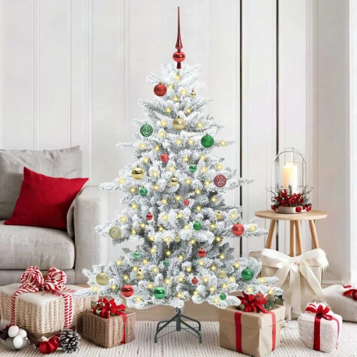 Mākslīgā Saliekamā Ziemassvētku Egle With Leds 150Cm Pvc Vidaxl