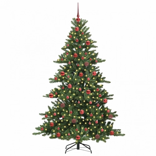 Mākslīgā Saliekamā Ziemassvētku Egle With Leds 180Cm Pvc Vidaxl