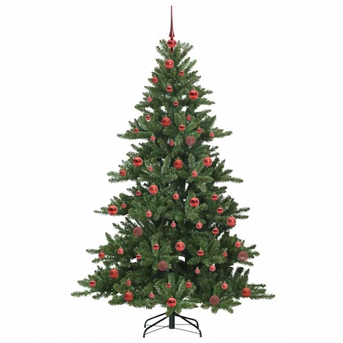 Mākslīgā Saliekamā Ziemassvētku Egle With Leds 180Cm Pvc Vidaxl