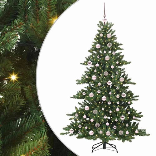 Mākslīgā Saliekamā Ziemassvētku Egle With Leds 180Cm Pvc Vidaxl