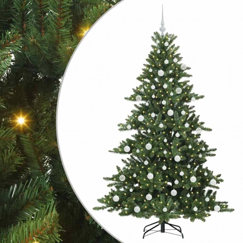 Mākslīgā Saliekamā Ziemassvētku Egle With Leds 180Cm Pvc Vidaxl
