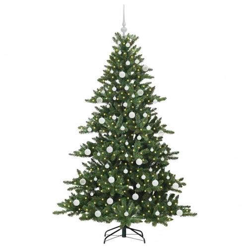 Mākslīgā Saliekamā Ziemassvētku Egle With Leds 180Cm Pvc Vidaxl