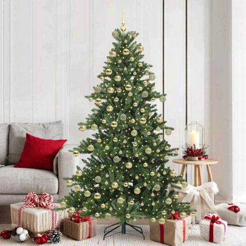 Mākslīgā Saliekamā Ziemassvētku Egle With Leds 180Cm Pvc Vidaxl