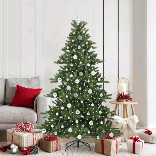 Mākslīgā Saliekamā Ziemassvētku Egle With Leds 180Cm Pvc Vidaxl