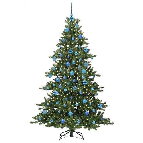 Mākslīgā Saliekamā Ziemassvētku Egle With Leds 180Cm Pvc Vidaxl