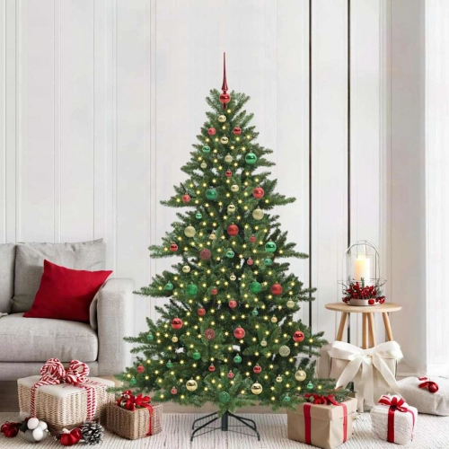 Mākslīgā Saliekamā Ziemassvētku Egle With Leds 180Cm Pvc Vidaxl