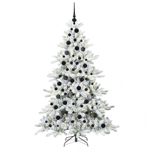 Mākslīgā Saliekamā Ziemassvētku Egle With Leds 180Cm Pvc Vidaxl