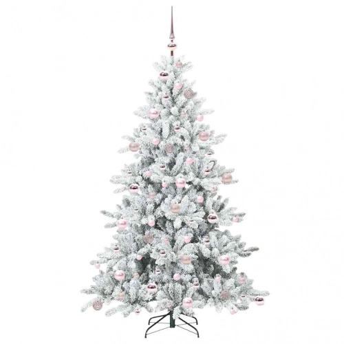 Mākslīgā Saliekamā Ziemassvētku Egle With Leds 180Cm Pvc Vidaxl
