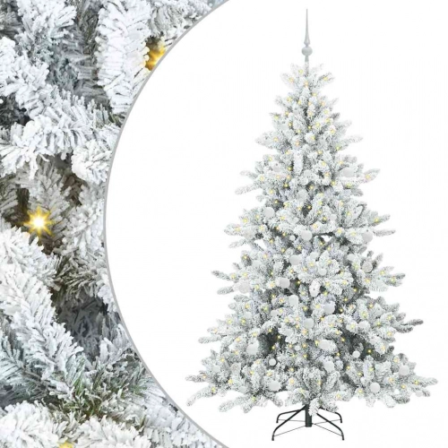 Mākslīgā Saliekamā Ziemassvētku Egle With Leds 180Cm Pvc Vidaxl