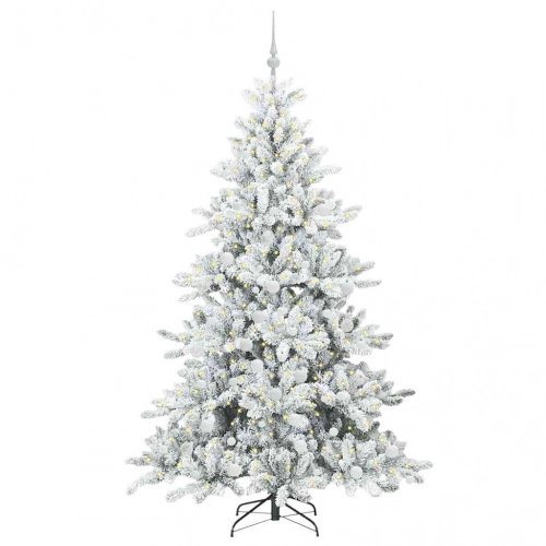Mākslīgā Saliekamā Ziemassvētku Egle With Leds 180Cm Pvc Vidaxl