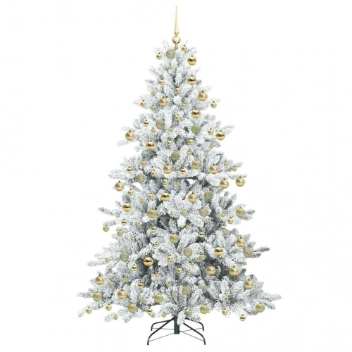 Mākslīgā Saliekamā Ziemassvētku Egle With Leds 180Cm Pvc Vidaxl
