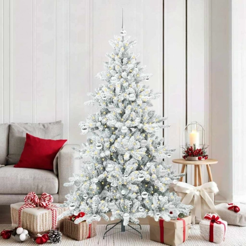 Mākslīgā Saliekamā Ziemassvētku Egle With Leds 180Cm Pvc Vidaxl