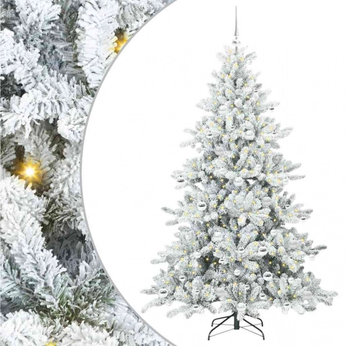Mākslīgā Saliekamā Ziemassvētku Egle With Leds 180Cm Pvc Vidaxl