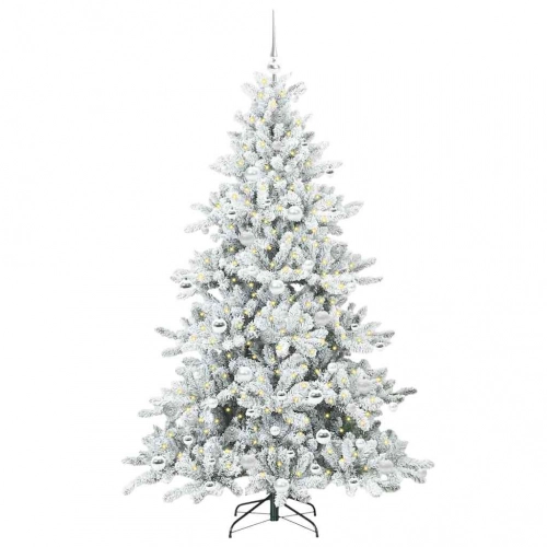 Mākslīgā Saliekamā Ziemassvētku Egle With Leds 180Cm Pvc Vidaxl