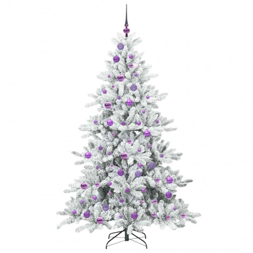 Mākslīgā Saliekamā Ziemassvētku Egle With Leds 180Cm Pvc Vidaxl
