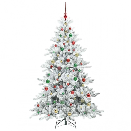 Mākslīgā Saliekamā Ziemassvētku Egle With Leds 180Cm Pvc Vidaxl
