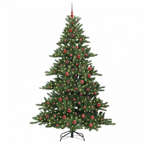 Mākslīgā Saliekamā Ziemassvētku Egle With Leds 210Cm Pvc Vidaxl