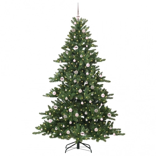 Mākslīgā Saliekamā Ziemassvētku Egle With Leds 210Cm Pvc Vidaxl