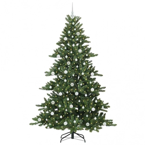 Mākslīgā Saliekamā Ziemassvētku Egle With Leds 210Cm Pvc Vidaxl