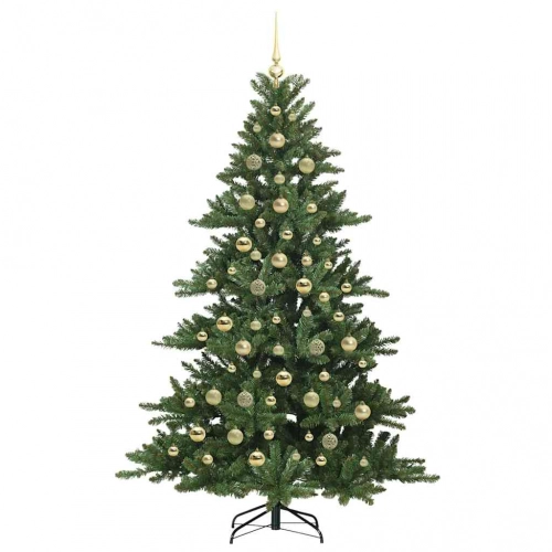 Mākslīgā Saliekamā Ziemassvētku Egle With Leds 210Cm Pvc Vidaxl