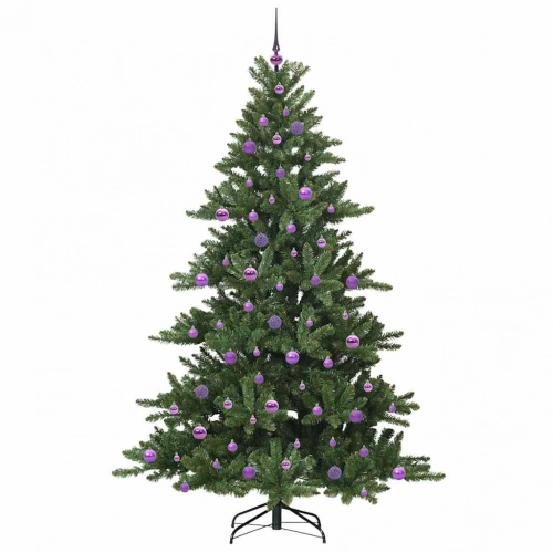 Mākslīgā Saliekamā Ziemassvētku Egle With Leds 210Cm Pvc Vidaxl