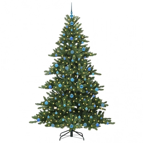 Mākslīgā Saliekamā Ziemassvētku Egle With Leds 210Cm Pvc Vidaxl