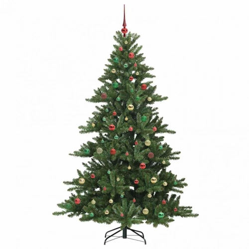 Mākslīgā Saliekamā Ziemassvētku Egle With Leds 210Cm Pvc Vidaxl