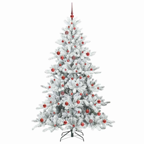 Mākslīgā Saliekamā Ziemassvētku Egle With Leds 210Cm Pvc Vidaxl