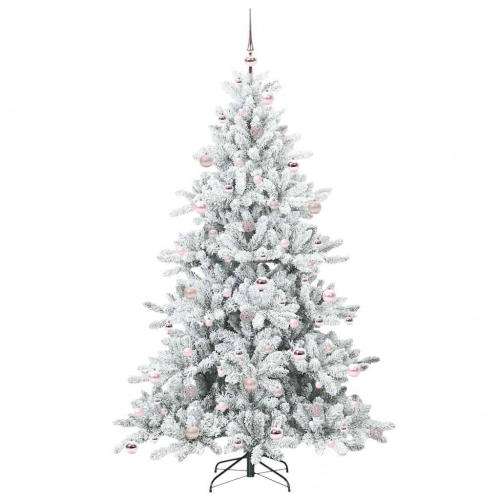 Mākslīgā Saliekamā Ziemassvētku Egle With Leds 210Cm Pvc Vidaxl