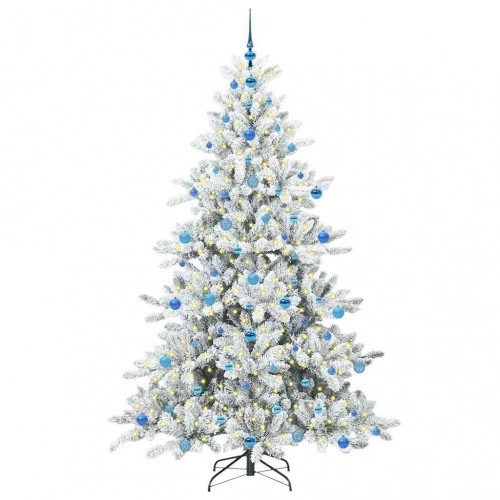 Mākslīgā Saliekamā Ziemassvētku Egle With Leds 210Cm Pvc Vidaxl
