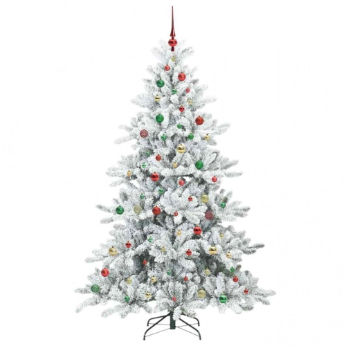 Mākslīgā Saliekamā Ziemassvētku Egle With Leds 210Cm Pvc Vidaxl