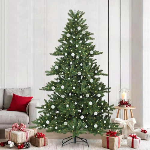 Mākslīgā Saliekamā Ziemassvētku Egle With Leds 240Cm Pvc Vidaxl