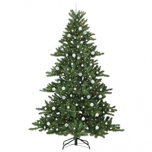 Mākslīgā Saliekamā Ziemassvētku Egle With Leds 240Cm Pvc Vidaxl