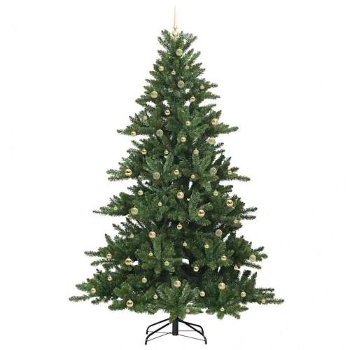 Mākslīgā Saliekamā Ziemassvētku Egle With Leds 240Cm Pvc Vidaxl