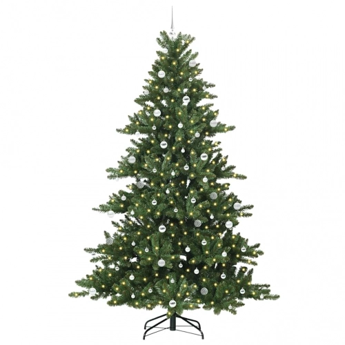 Mākslīgā Saliekamā Ziemassvētku Egle With Leds 240Cm Pvc Vidaxl