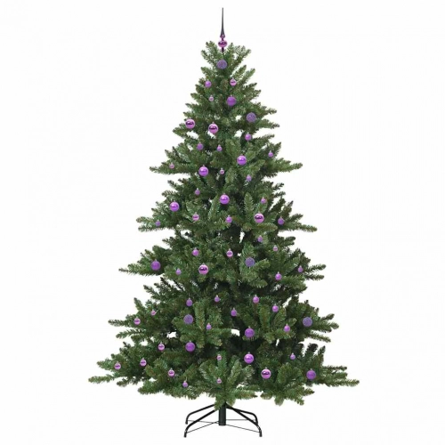 Mākslīgā Saliekamā Ziemassvētku Egle With Leds 240Cm Pvc Vidaxl