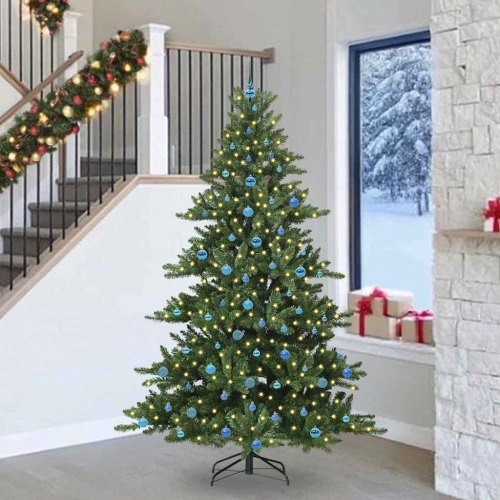 Mākslīgā Saliekamā Ziemassvētku Egle With Leds 240Cm Pvc Vidaxl