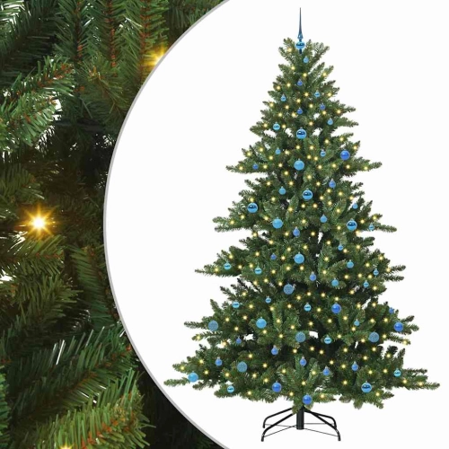 Mākslīgā Saliekamā Ziemassvētku Egle With Leds 240Cm Pvc Vidaxl